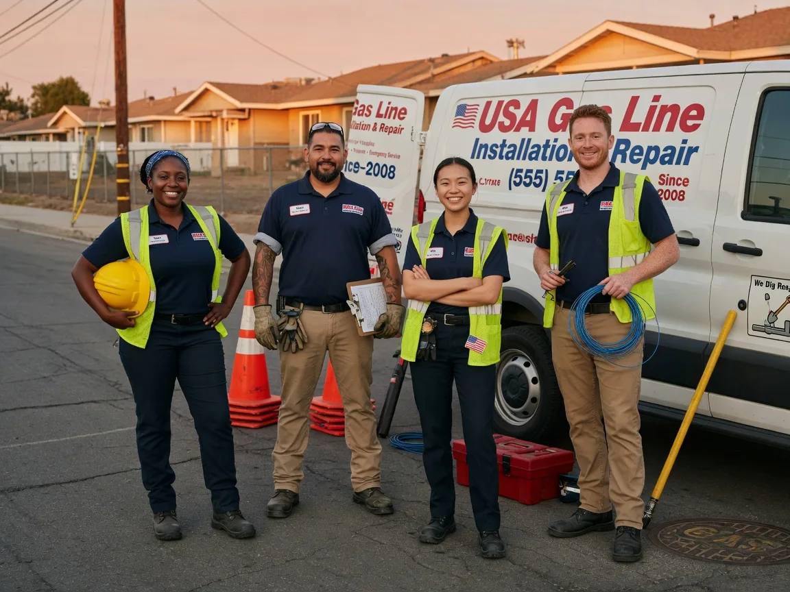 Gas Line Installation company in Robbins, CA
